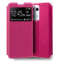 cool funda flip tipo libro liso rosa para xiaomi redmi note 13 pro 5gpoco x6 5g