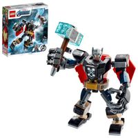 lego marvel vengadores - armadura robotica de thor  7 anos - 76169