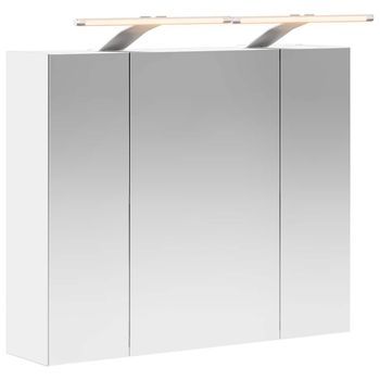 Armario Con Espejo De Baño | Mueble De Baño 60 X 14,5 X 50 Cm