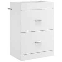 gabinete de bano debajo del lavabo blanco 56 x 375 x 81 cm vidaxl