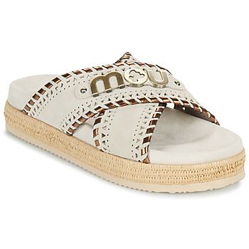 Mou Sandalias CRISS-CROSS SANDAL METAL STITCH para mujer