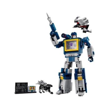 Set LEGO Icons Transformers Soundwave Figura Convertible con Efectos de Sonido