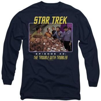 Star Trek Camiseta manga larga The Trouble with Tribbles para hombre