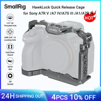 smallrig a7 iv camara dslr hawklock jaula de liberacion rapida para sony alpha 7r v  alpha 7 iv  alpha 7s iii  alpha 1  a7r iv -4481