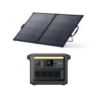 kit estacion de energia anker solix c1000x  panel solar bifacial 200 w