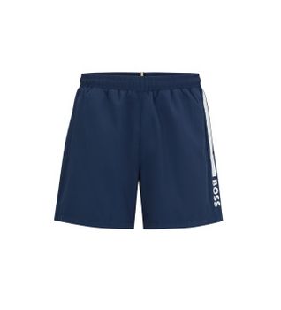 BOSS para hombre. 50508963 Bañador Dolphin marino (L), Beachwear, Poliéster Reciclado, Sostenible