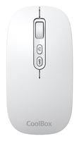 raton coolbox w02-ia 1600dpi inalambrico blanco