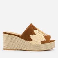 castaner womens eleo suede flatform mules - 3