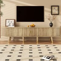 mueble de tv - mueble para salon - mdf - roble 175x38x45cm