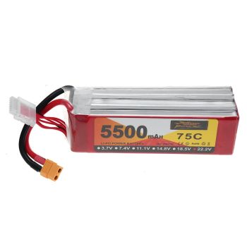 Batería LiPo ZOP Power 22.2V 5500mAh 75C 6S con conector XT60 para RC Drone