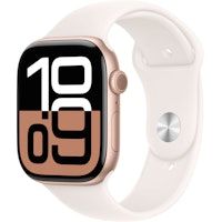 Apple Watch Series 10 OLED 46 mm Digital 416 x 496 Pixeles Pantalla táctil 4G Oro rosa Wifi GPS (satélite)