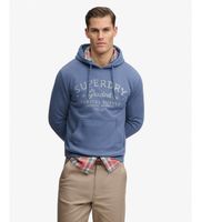 superdry para hombre m2014448a sudadera lo-fi dockside azul m casual algodon