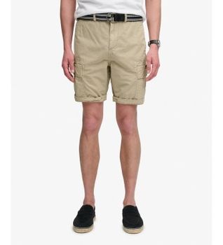 Superdry para hombre. M7110485A Bermudas cargo Ripstop Light beige (32), Casual, Algodón