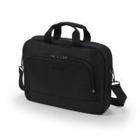 maletin dicota eco top traveller base 141 poliester reciclado negro bolsillos