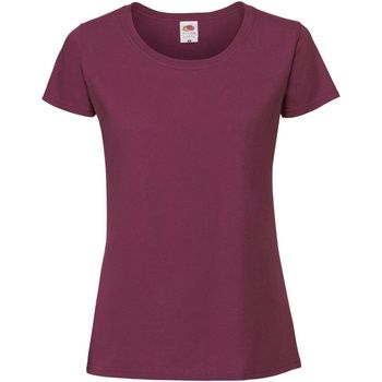 Fruit Of The Loom Camiseta Iconic Premium para mujer