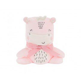 Manta de regalo con bordado 3D Hippo Dreams