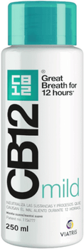 CB12 Mild Colutorio Mal Aliento Sabor Menta Suave  250 ml