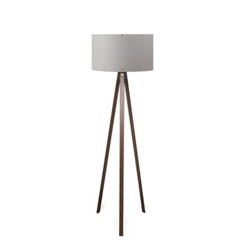 Lámpara de pie de mdf gris ø38 cm