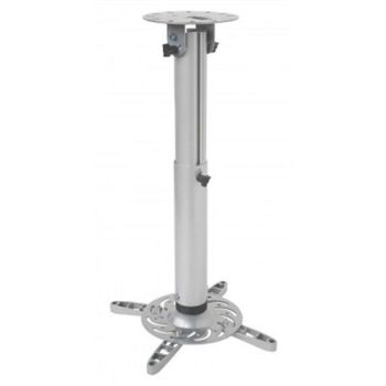 Montaje de techo Techly 301580 para proyectores 15 kg Plata 500-770 mm