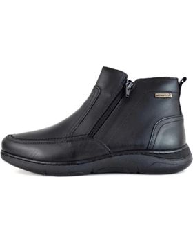 de ZEN - BOTIN HOMBRE DE PIEL COLOR IMPERMEABLE NEGRO