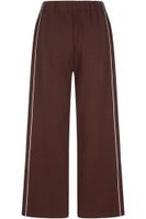 pantalon de scuba con ribetes brown xl
