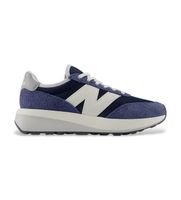 new balance para hombre u370v1 zapatillas de piel 370 marino 44 3 a 5cm cordones casual