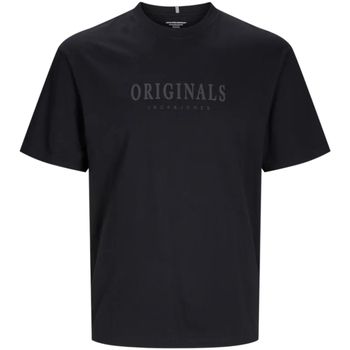 Jack & Jones Camiseta 12262494 JORFREDERIKSBERG TEE SS CREW NECK NOOS BLACK para hombre