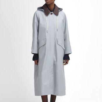 Barbour x The Edit by Alexa Chung Natalie Waxed Trench Coat - UK 12