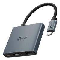 hub tp-link 3 puertos 5 gbps modelo uh3020c usb-c hdmi power delivery 100w