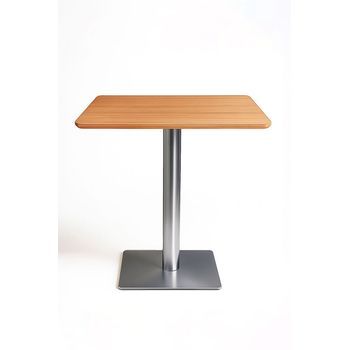 Mesa Samp 60 Cm De Madera Lacada 75*60*60 Cm - Madera Clara