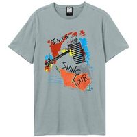 amplified clothing camiseta manga larga swing tour para mujer