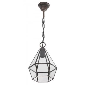 Mi Lampara - Colgante Estepa Plata 1xe27 30x20x20