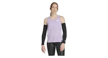 Camiseta de tirantes adidas performance adizero rosa  mujer