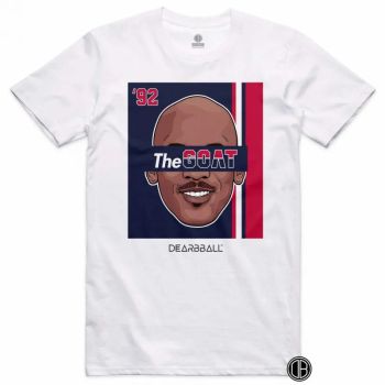 Camiseta DearBball The GOAT USA basketball 1992 white