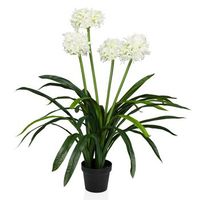 planta artificial agapanthus verde  blanco hjh office