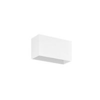 dopo lighting - aplique de pared beam ip65 led cob 2x6w 2x580lm 3000k blanco
