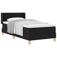 cama tapizada 203x90x88 cm  - negro