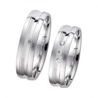 alianzas oro blanco con diamantes ancho 55 mm