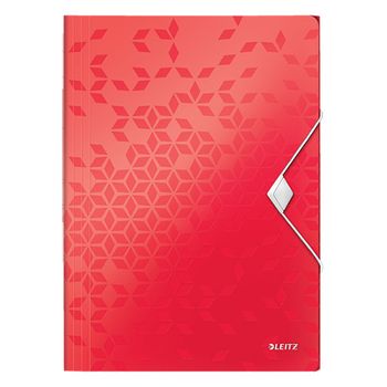 Leitz 4599 WOW carpeta elasto plástico rojo A4