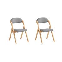 lote de 2 sillas plegables de madera con asiento y respaldo tapizado sillon para cocina oficina 47 x 57 x 79 cm fst92-nx2 sobuy es