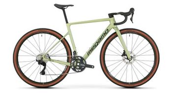 Bicicleta gravel megamo silk 06 shimano grx rx820 12v 700 mm verde negro 2026