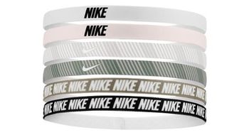 Mini diademas  x6  nike flex classic printed rosa verde