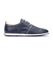 pikolinos para hombre m8w-6429 zapatos de piel saler marino 41 azul plano 1 a 3cm cordones casual clasico