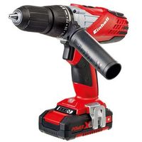 taladro percutor sin cable con bateria de litio 15 ah 18 v einhell te-cd 18-2 li-i