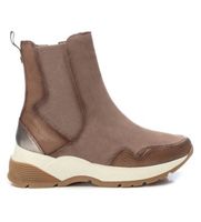 carmela para mujer 16117003-taupe botines 161170 taupe 35 marron 1 a 3cm serraje cremallera casual