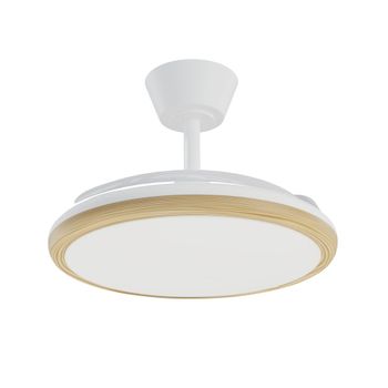 Ventilador techo DC 3 palas blanco verano/invierno Ø89cm