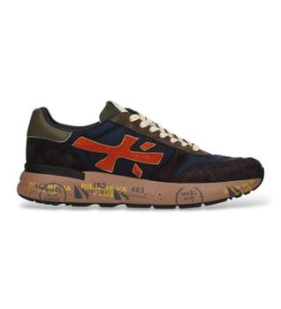 Premiata para hombre. MICK Zapatillas Mick marino (40), Plano, Cordones, Casual