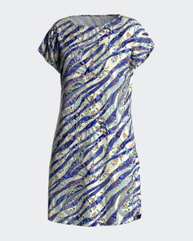 Camisón de modal con estampado exótico
