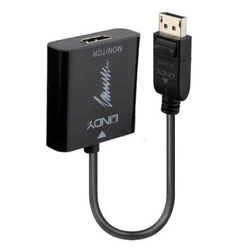 Adaptador de cable de vídeo Lindy DisplayPort a HDMI 1,5 m