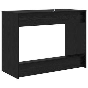 Escritorio De Cama Roble Negro 100 X 45 X 75 Cm